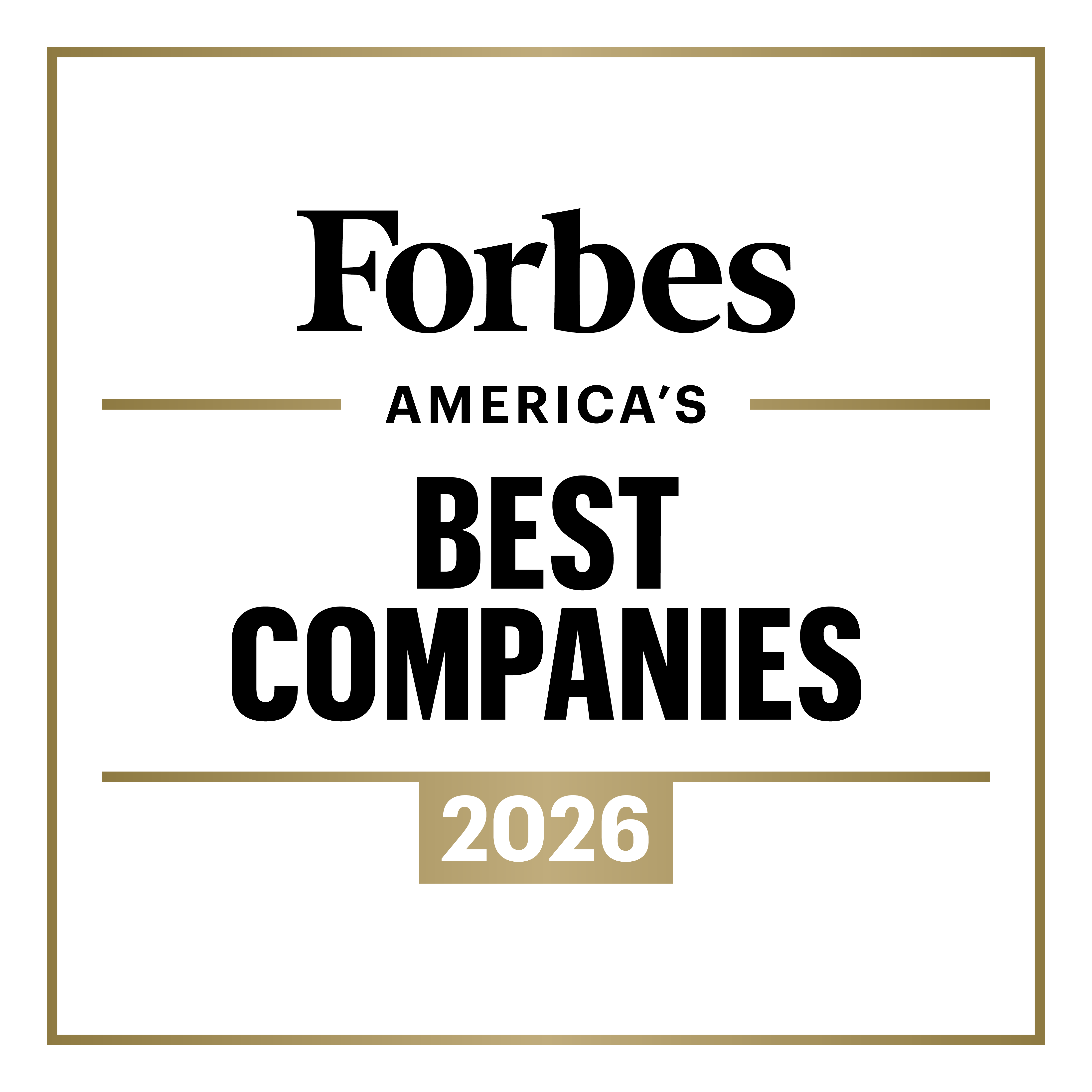 Forbes America's best company 2026