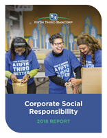 The cover of Fifth Third Bancorp's 2018 CSR Report. (Graphic: Business Wire)