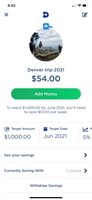 Dobot's new Save Together feature lets users save with family or friends. (Graphic: Business Wire)