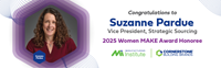 Cornerstone Building Brands Leader Receives Women MAKE Award from The Manufacturing Institute (Photo courtesy Cornerstone Building Brands)