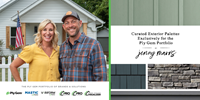 Jenny Marrs partners with Ply Gem® Windows and Doors, Mastic® Siding and Ply Gem Accessories from Cornerstone Building Brands to launch 12 curated exterior design palettes that help homeowners confidently coordinate colors, materials and products across the Ply Gem Portfolio.