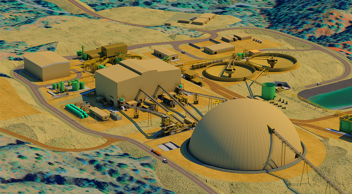 Bird’s eye view of Hudbay's Rosemont site