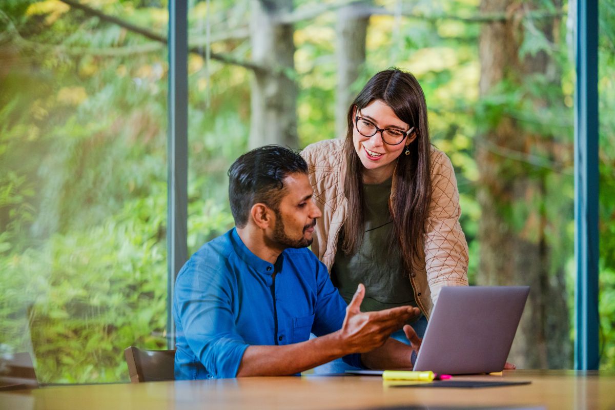 Adrienne K., Mayank D. GoDaddy Employees Kirkland, Washington